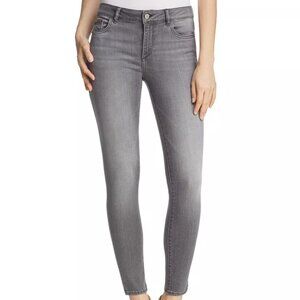 DL1961 Florence Ankle Mid Rise Instasculpt Skinny Jeans in "Drizzle"